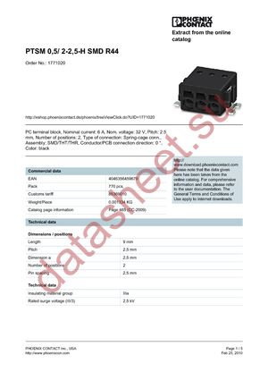 1771020 datasheet  